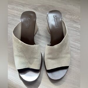 MERCEDES CASTILLO Cream Mules